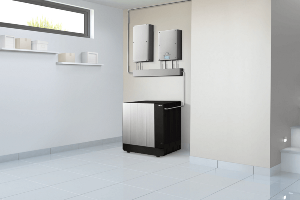 LG Resu Flex: Bodenmontage