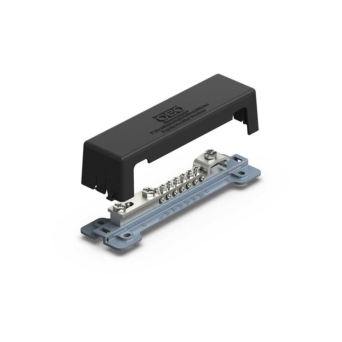 OBO Potentialausgleichsschiene 7x25 mm² für den Außenbereich