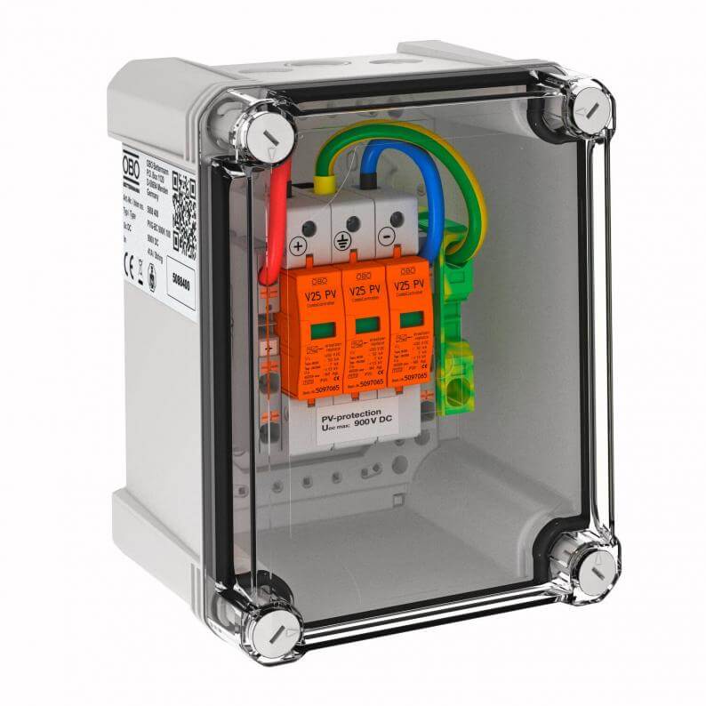 OBO Generatoranschlusskasten Typ 1+2 für 1 String