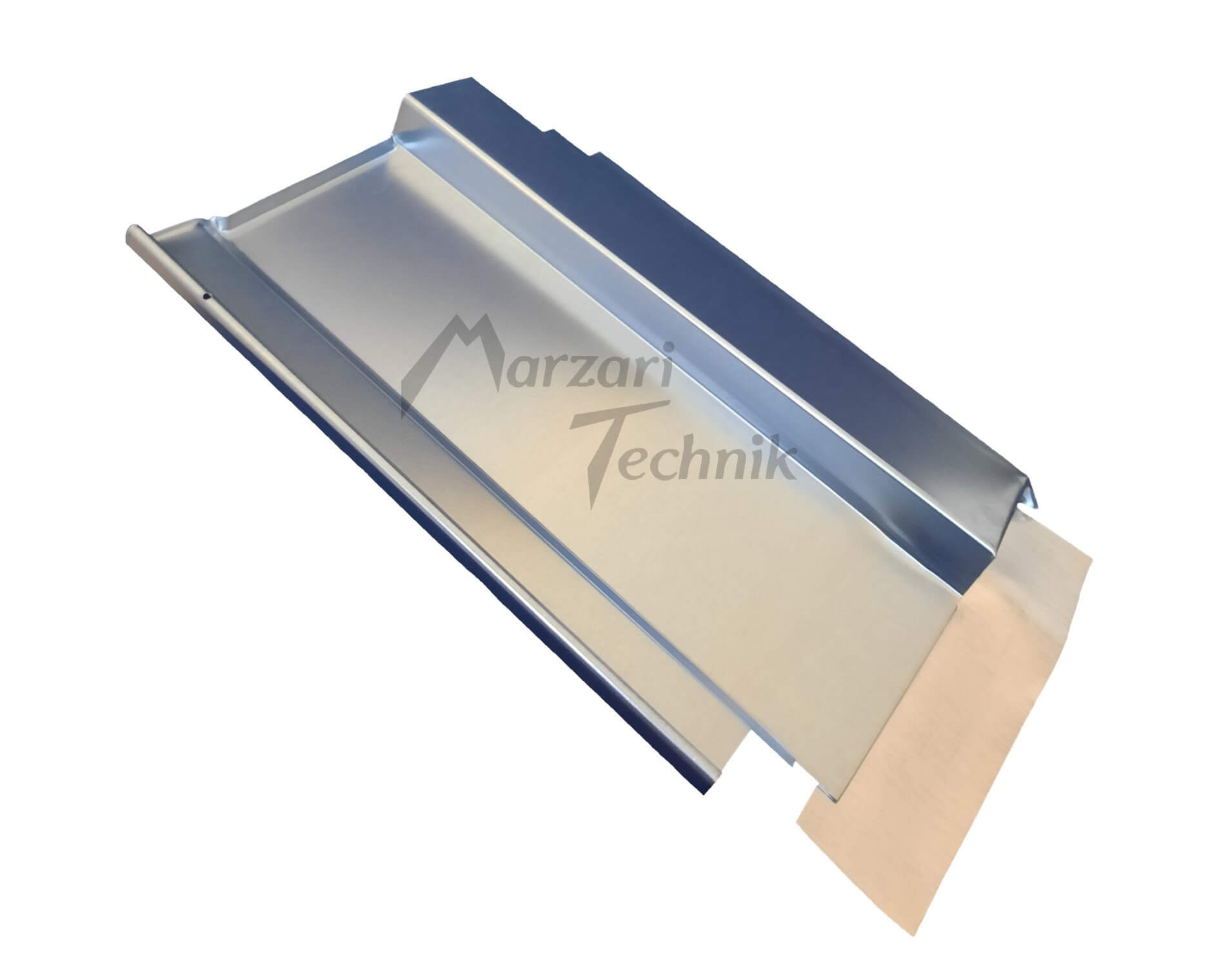 Marzari Metalldachplatte Typ Ton 280, verzinkt