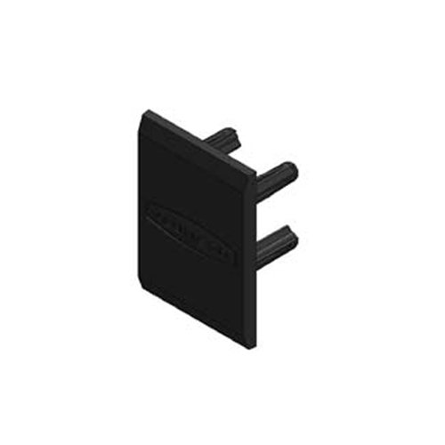 Alumero Endkappe 37/45 schwarz