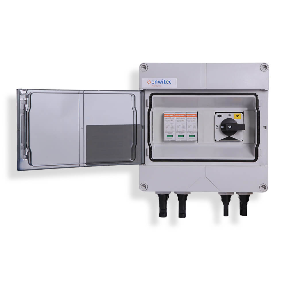 enwitec Überspannungsschutz DC Typ I+II, 1 MPPT m. Lasttrennschalter