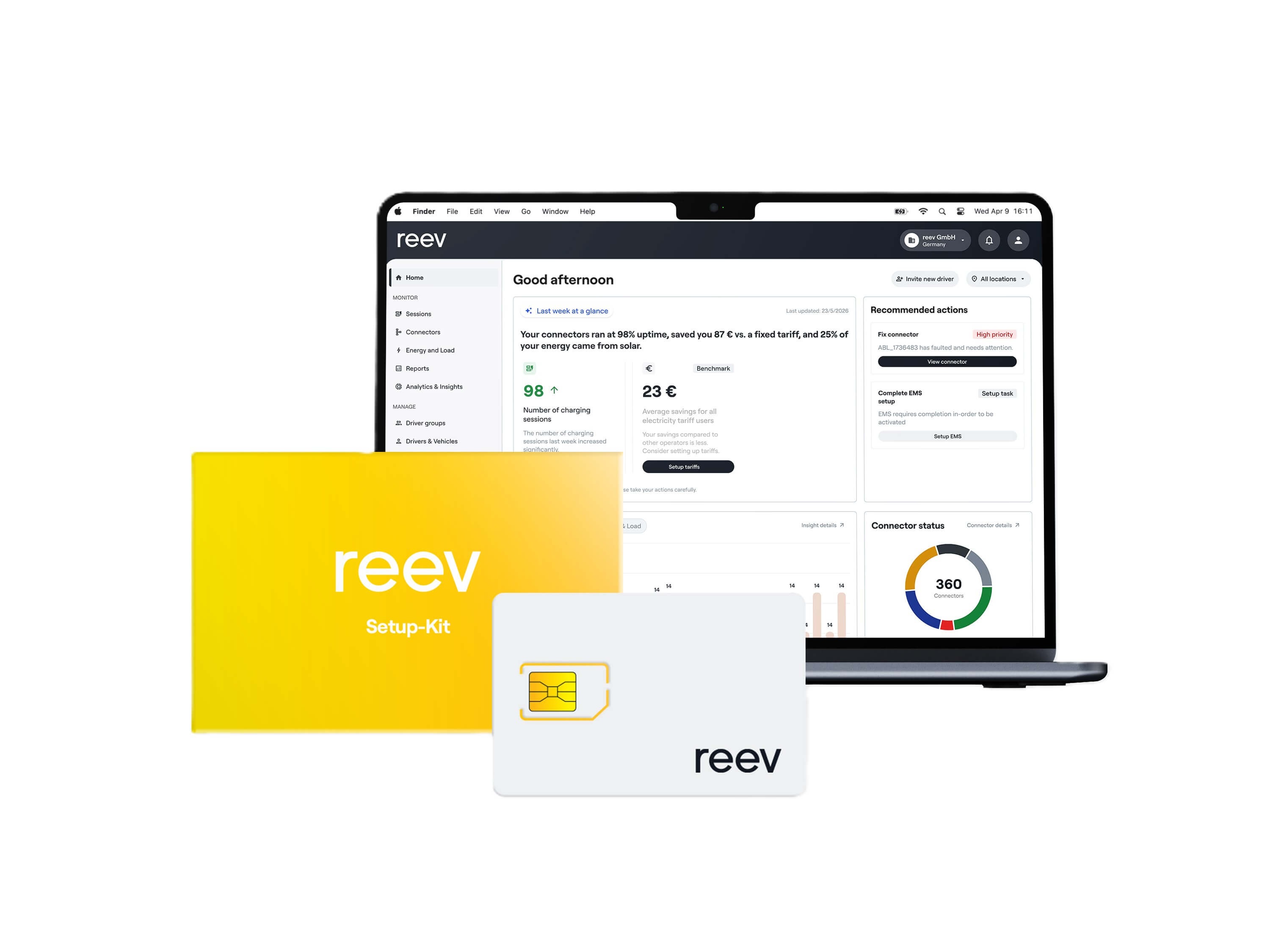 reev Setup-Kit mit SIM-Karte 