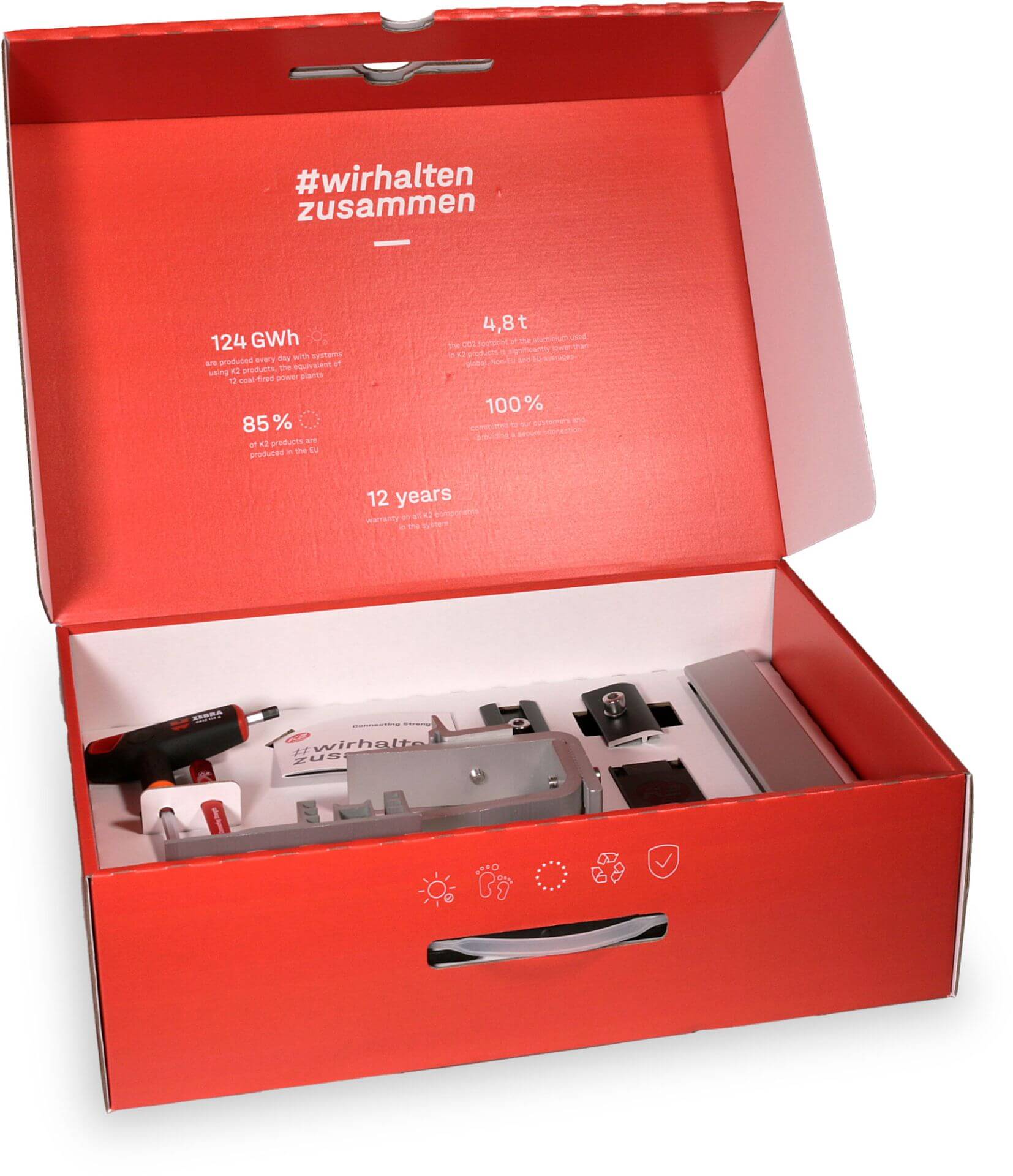 K2 Musterkarton SingleRail-System