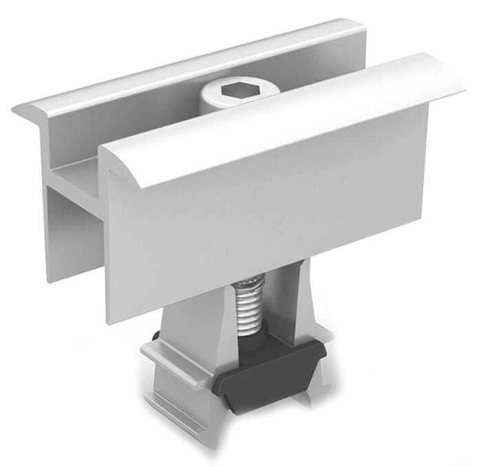 K2 Universal-Modulmittelklemme OneMid, silber