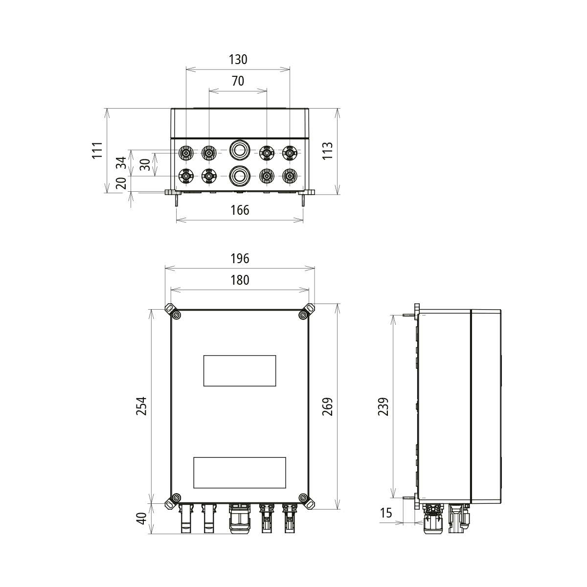 DEHNcube 2 YPV 1+2 1200 2M 1S MC4