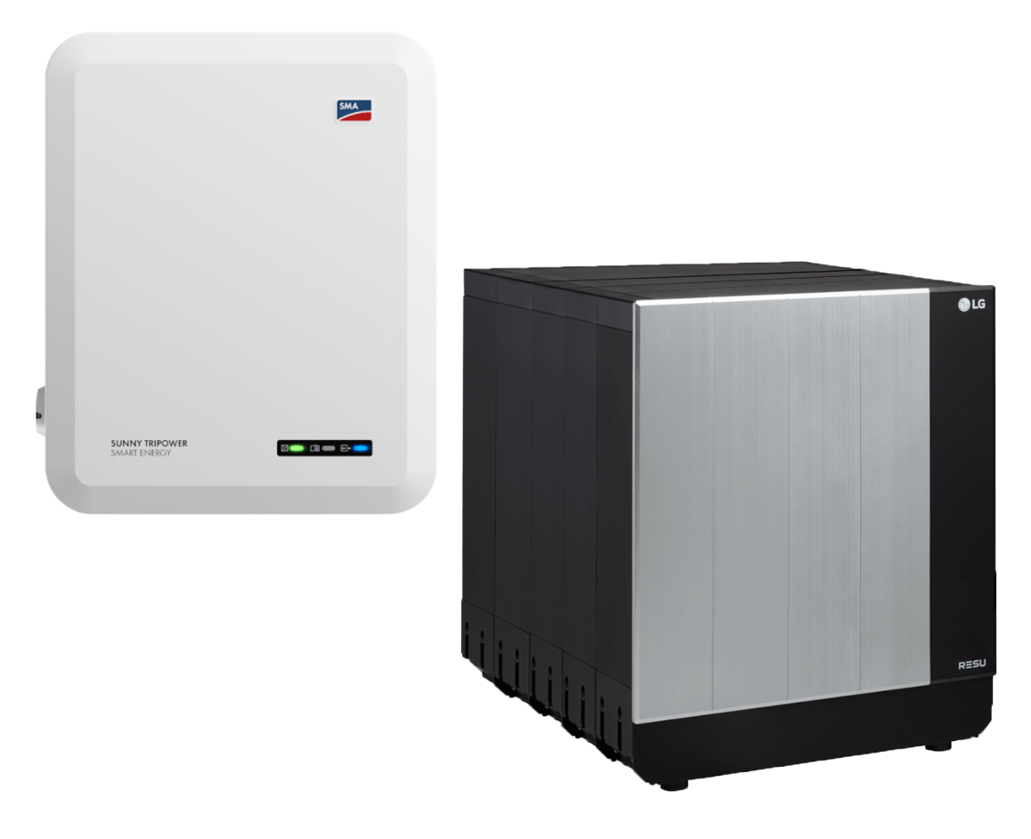 SMA Sunny Tripower 6.0 Smart Energy mit LG RESU FLEX 17,2 kWh