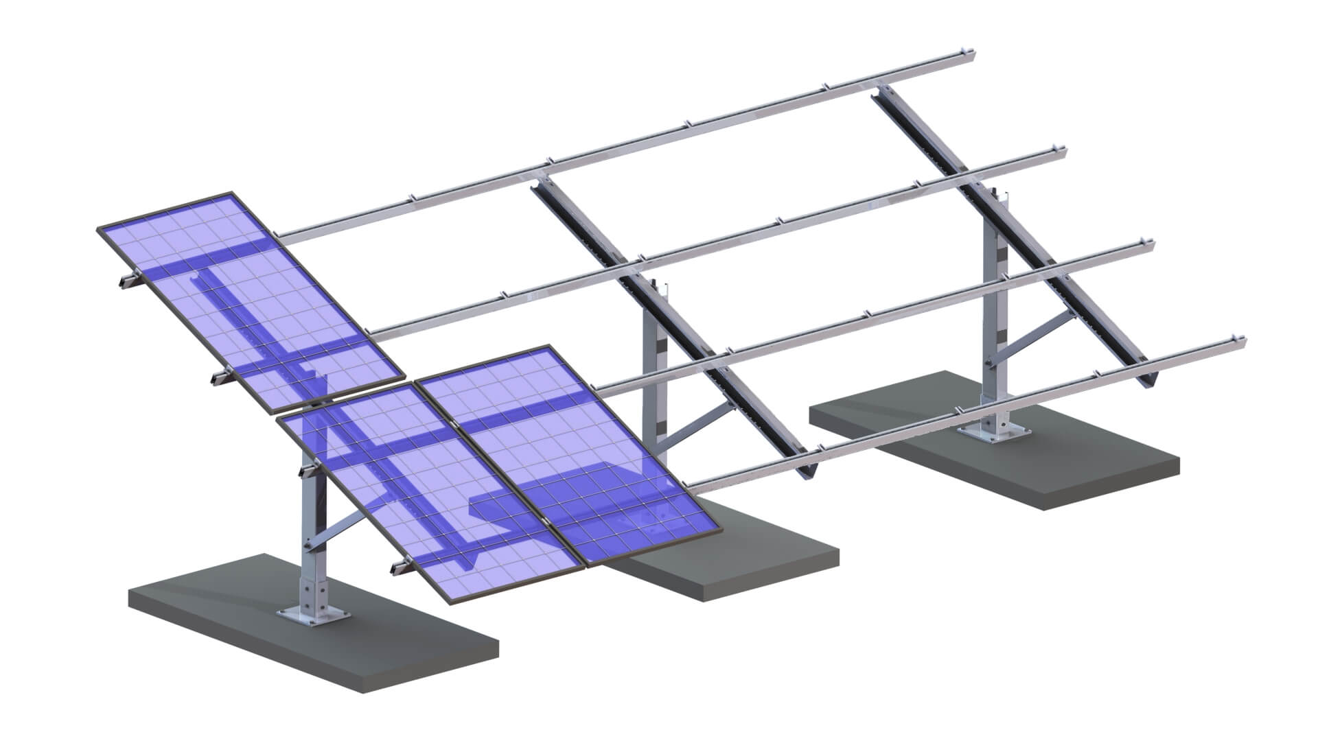 Alumero EasyMONO-Kit 2x6 Beton ALPIN