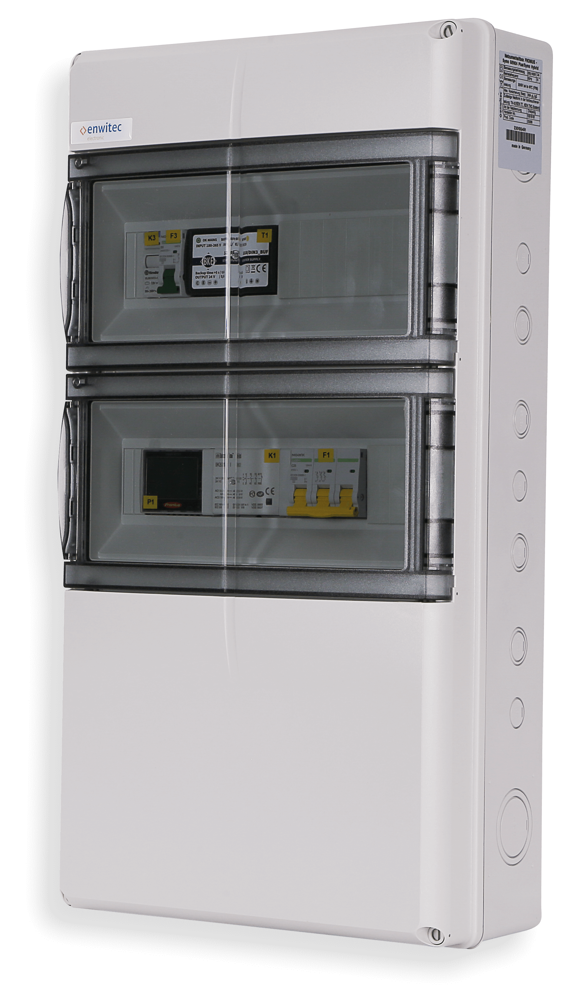 enwitec Umschalteinrichtung Fronius Symo Hybrid / Gen24 inkl. Fronius Smart Meter, mit FRT, AT