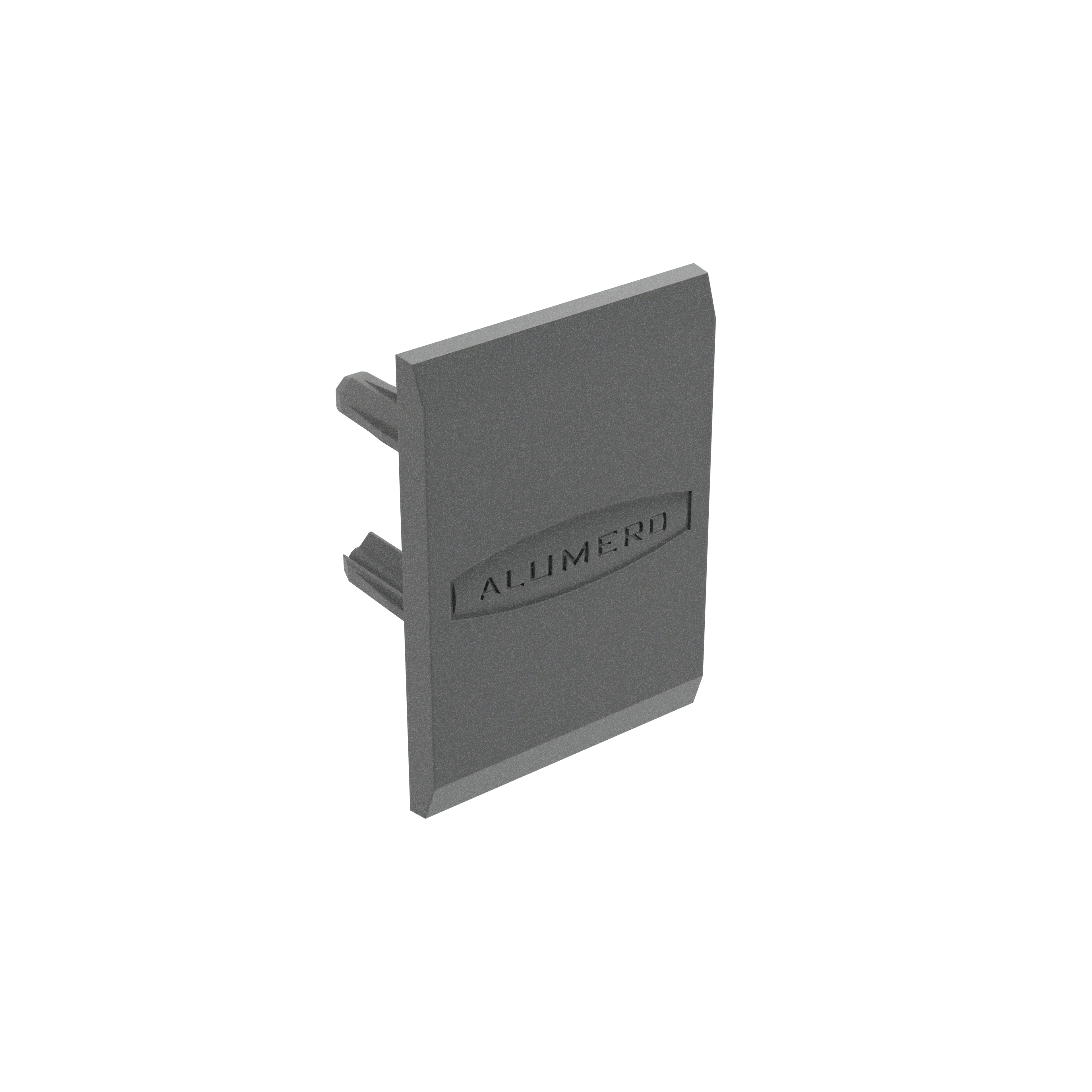 Alumero Endkappe 37/45 schwarz