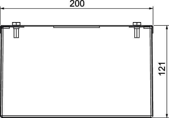 OBO Installationskanal PLMR Metall, für Außenanwendungen, 2 m