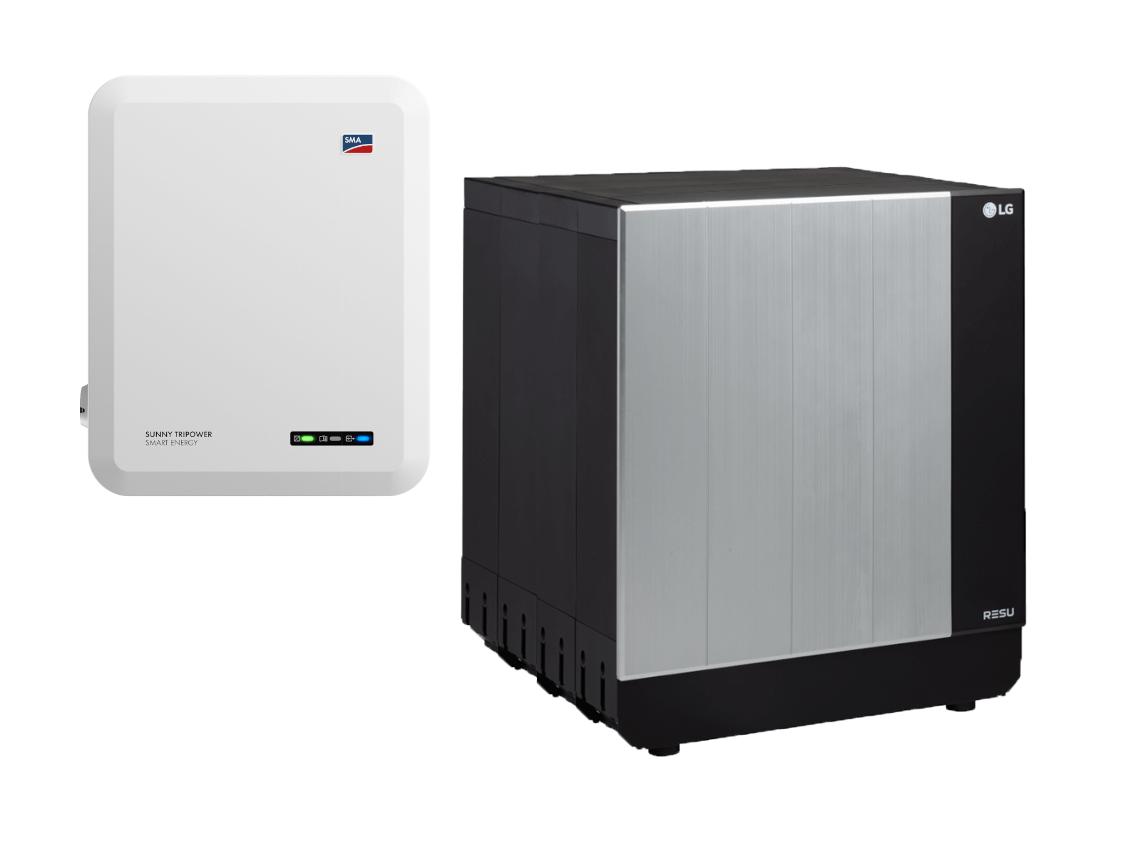 SMA Sunny Tripower 8.0 Smart Energy mit LG RESU FLEX 12,9 kWh