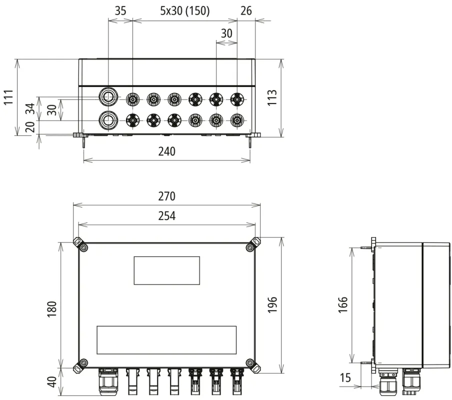 DEHNcube 2 YPV 1100 3M 1S MC4 FM