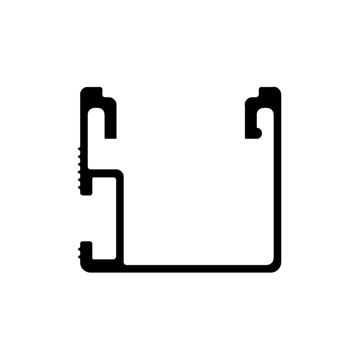K2 Montageschiene SingleRail 36 light mit  4,80 m