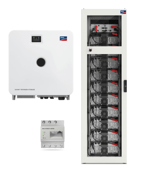 SMA Commercial Storage Solution 50 mit 80 kWh und 50 kVA SMA Commercial Storage Solution 50 mit 80 kWh und 50 kVA