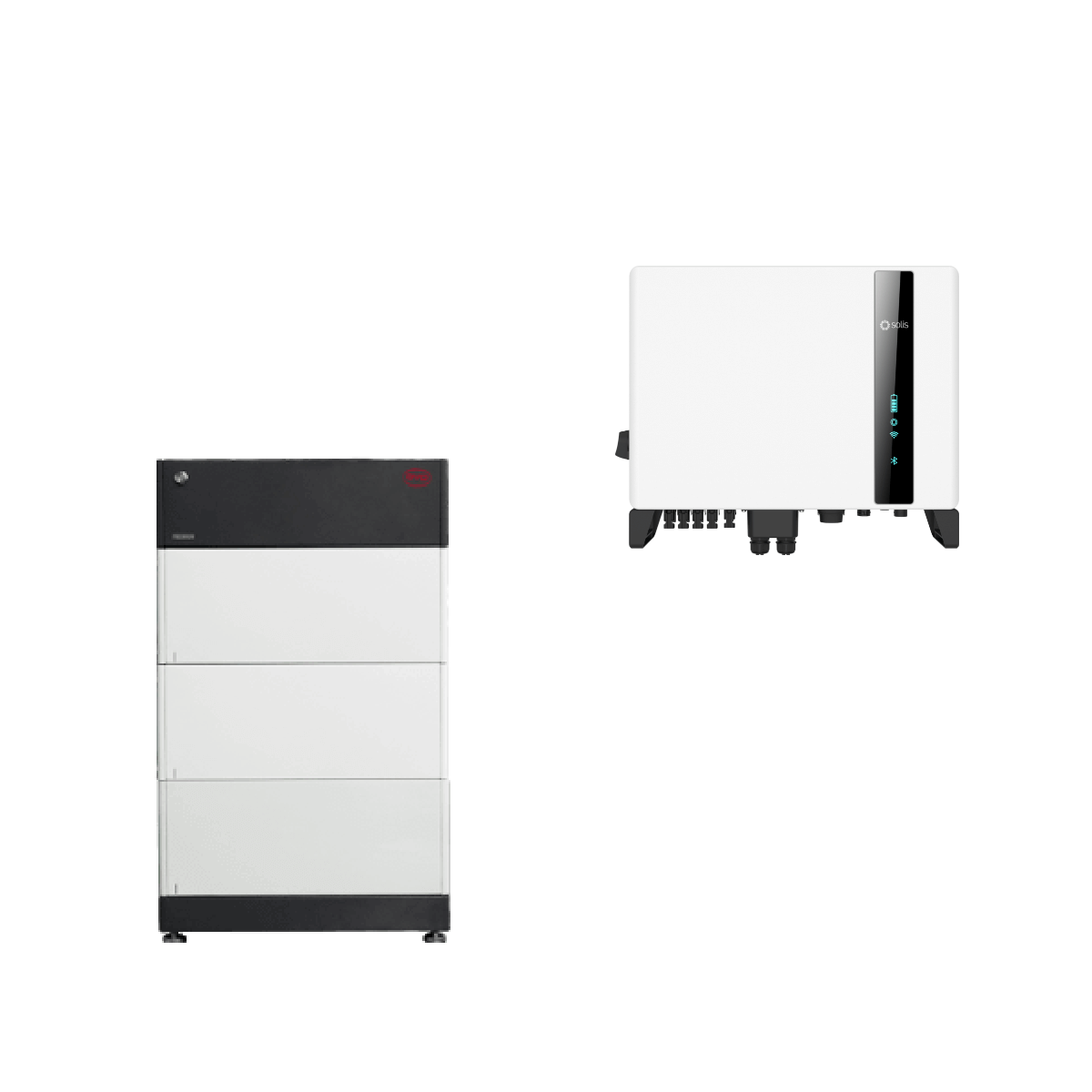 BYD Battery-Box Premium HVS 7.7 mit Solis S6 3P-Hybrid - 10 kW