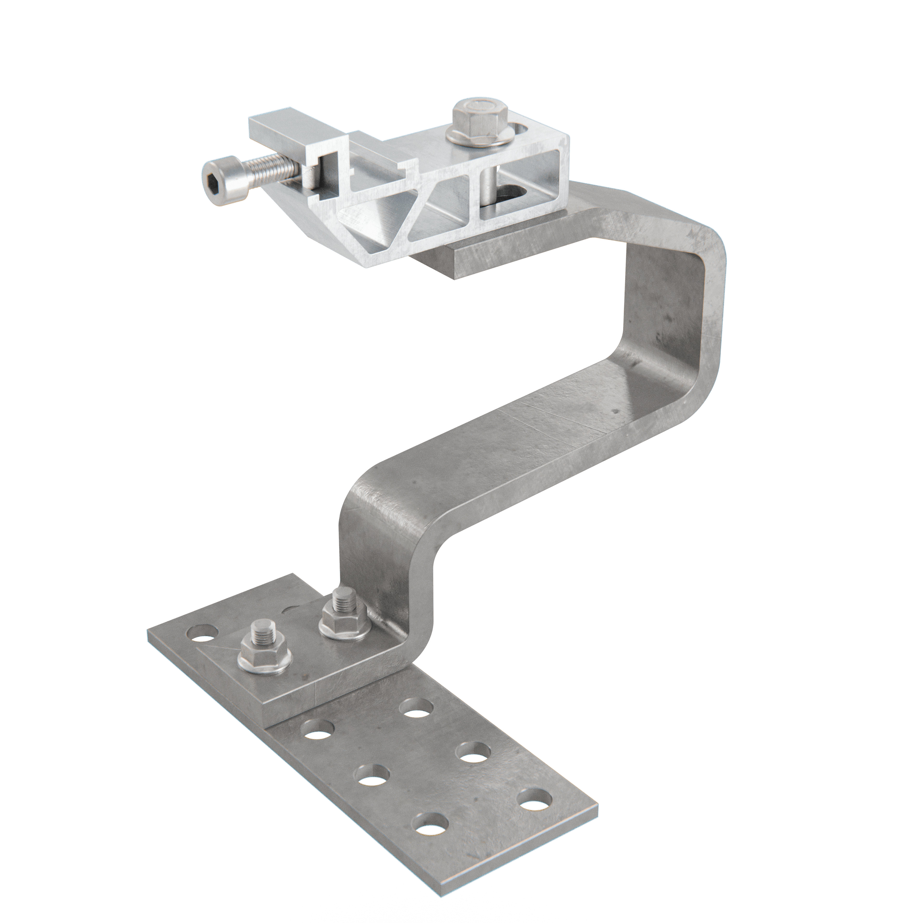 Alumero Dachhaken 40 x 10 mit Schnellmontageaufnahme