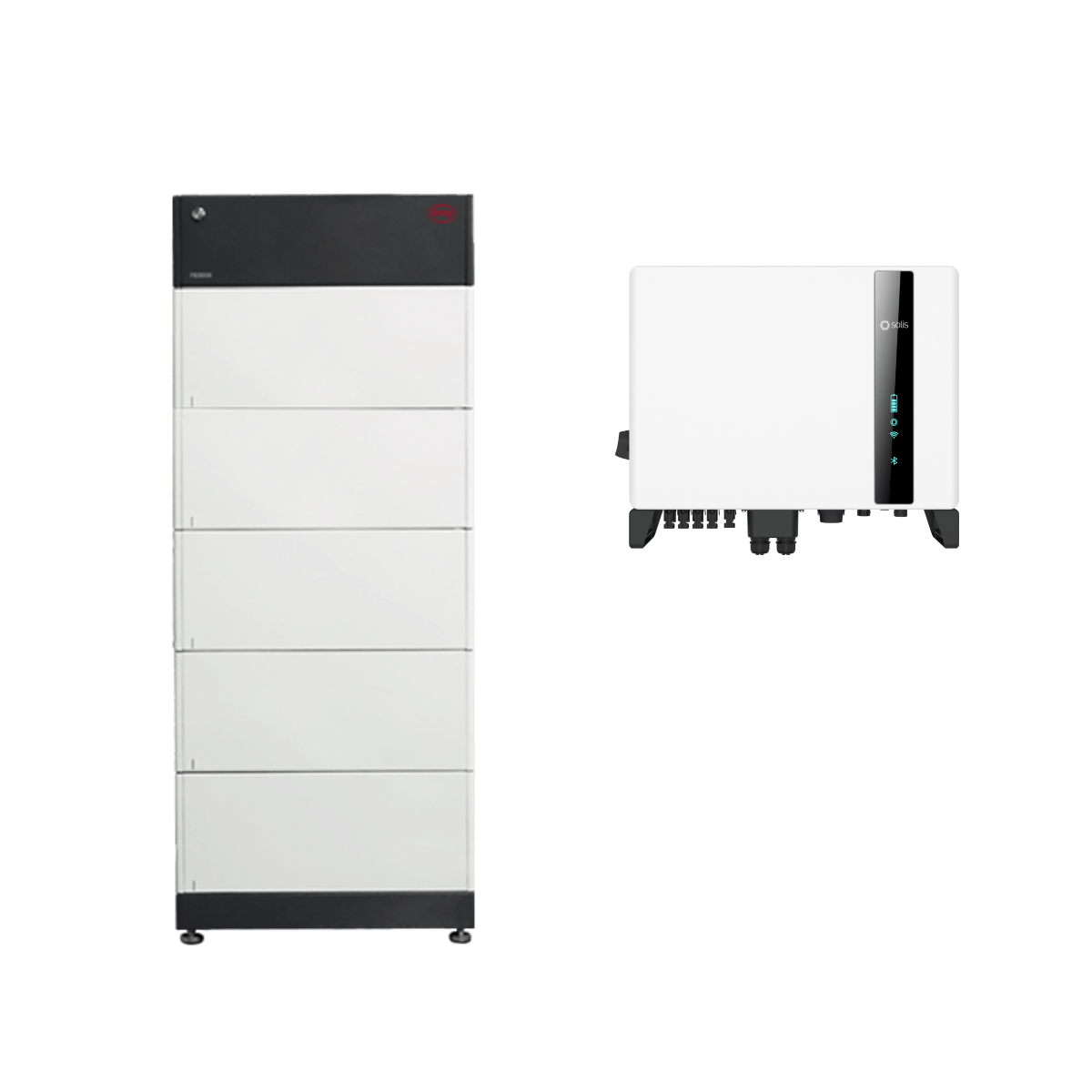 BYD Battery-Box Premium HVS 12.8 mit Solis S6 3P-Hybrid - 10 kW