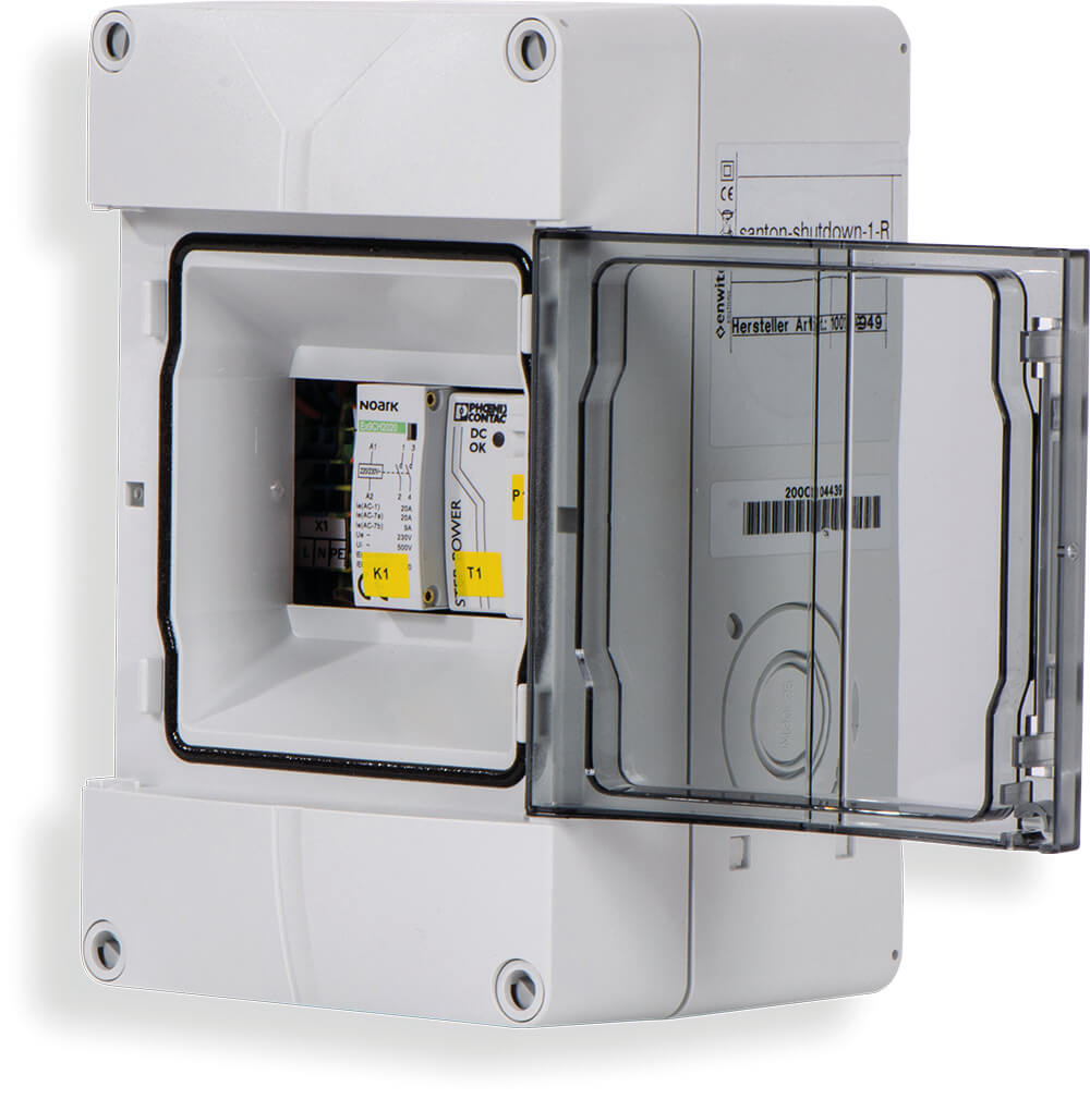 enwitec Fernsteuereinheit für 1 Feuerwehrschutzschalter