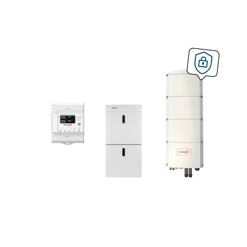 SolarEdge Home Paket mit SE5K-RWB48 und 9,7 kWh
