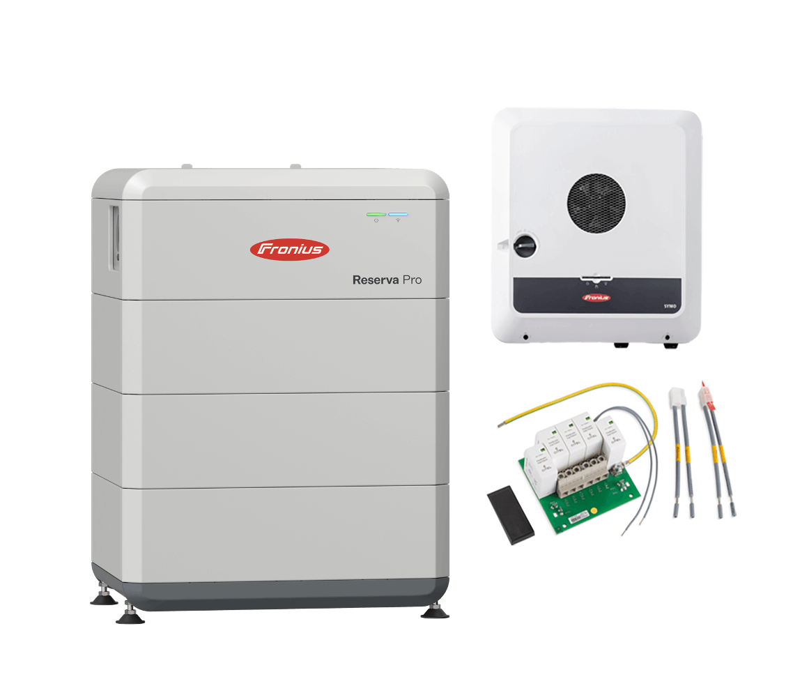 Fronius Symo GEN24 6.0 Plus mit Reserva Pro 12 und DC-Überspannungsschutz