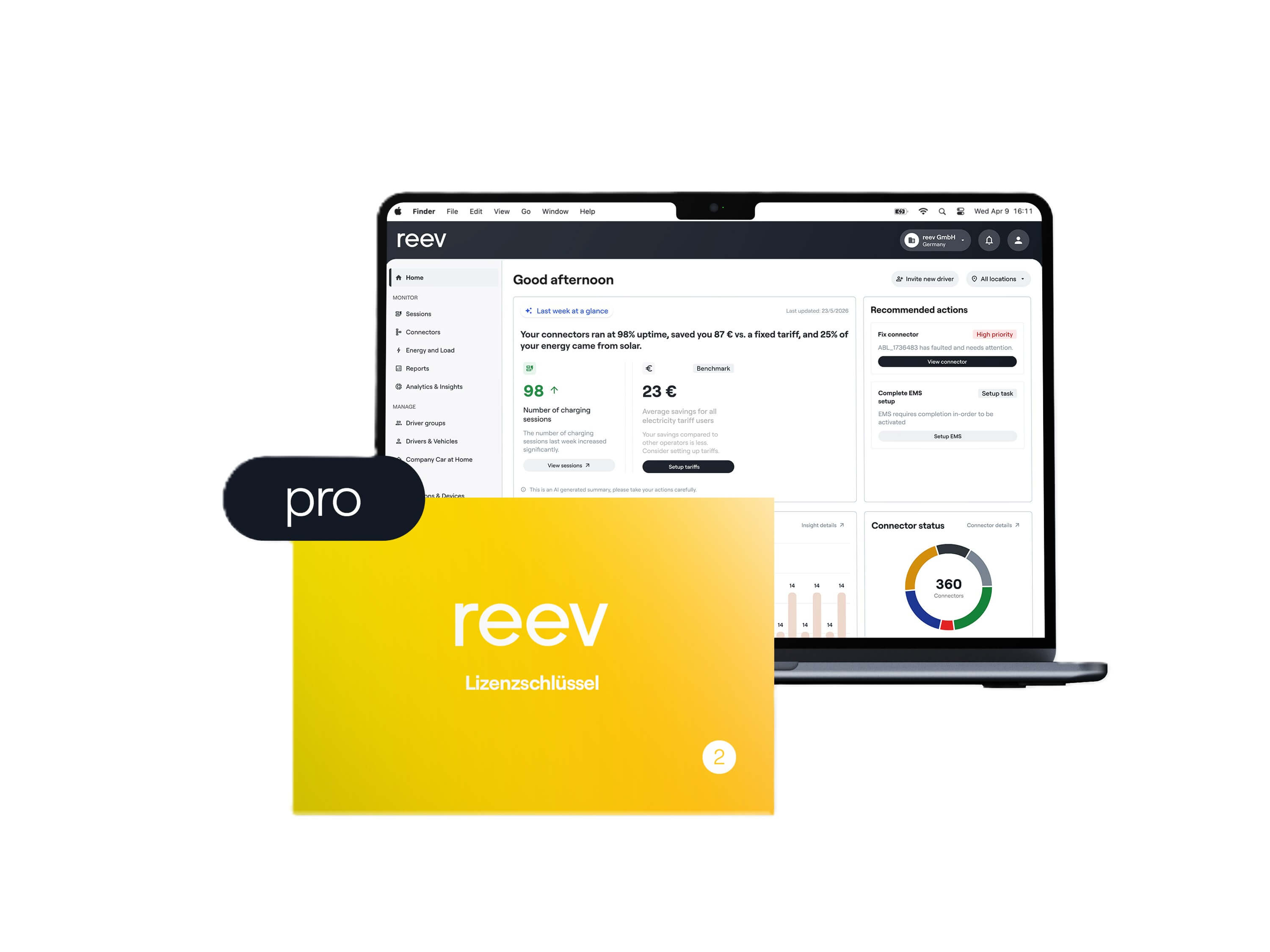  reev Pro Energy Hub Lizenz
