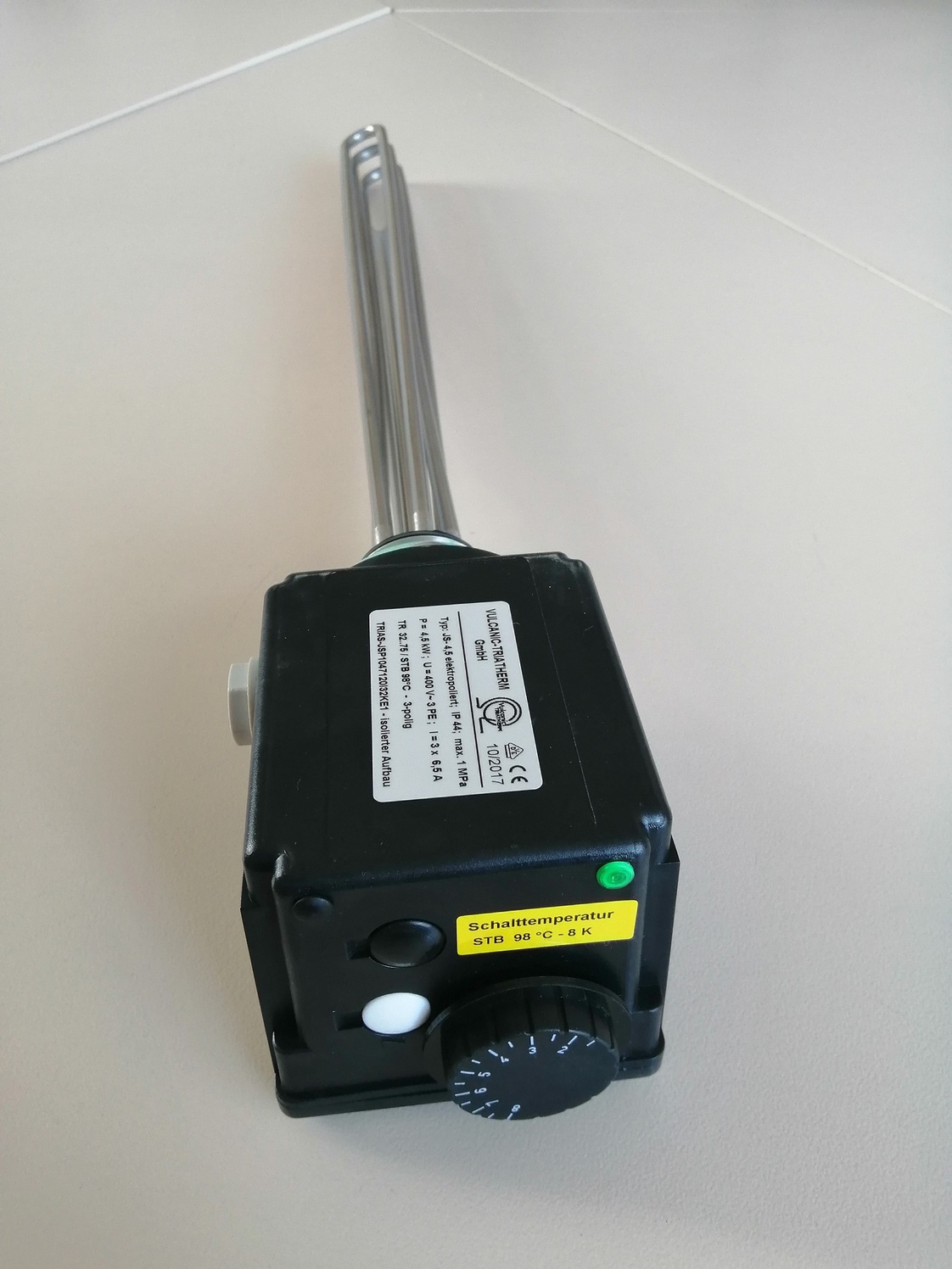 Einschraubheizkörper Triatherm 3 kW elektropoliert (400V/230V)
