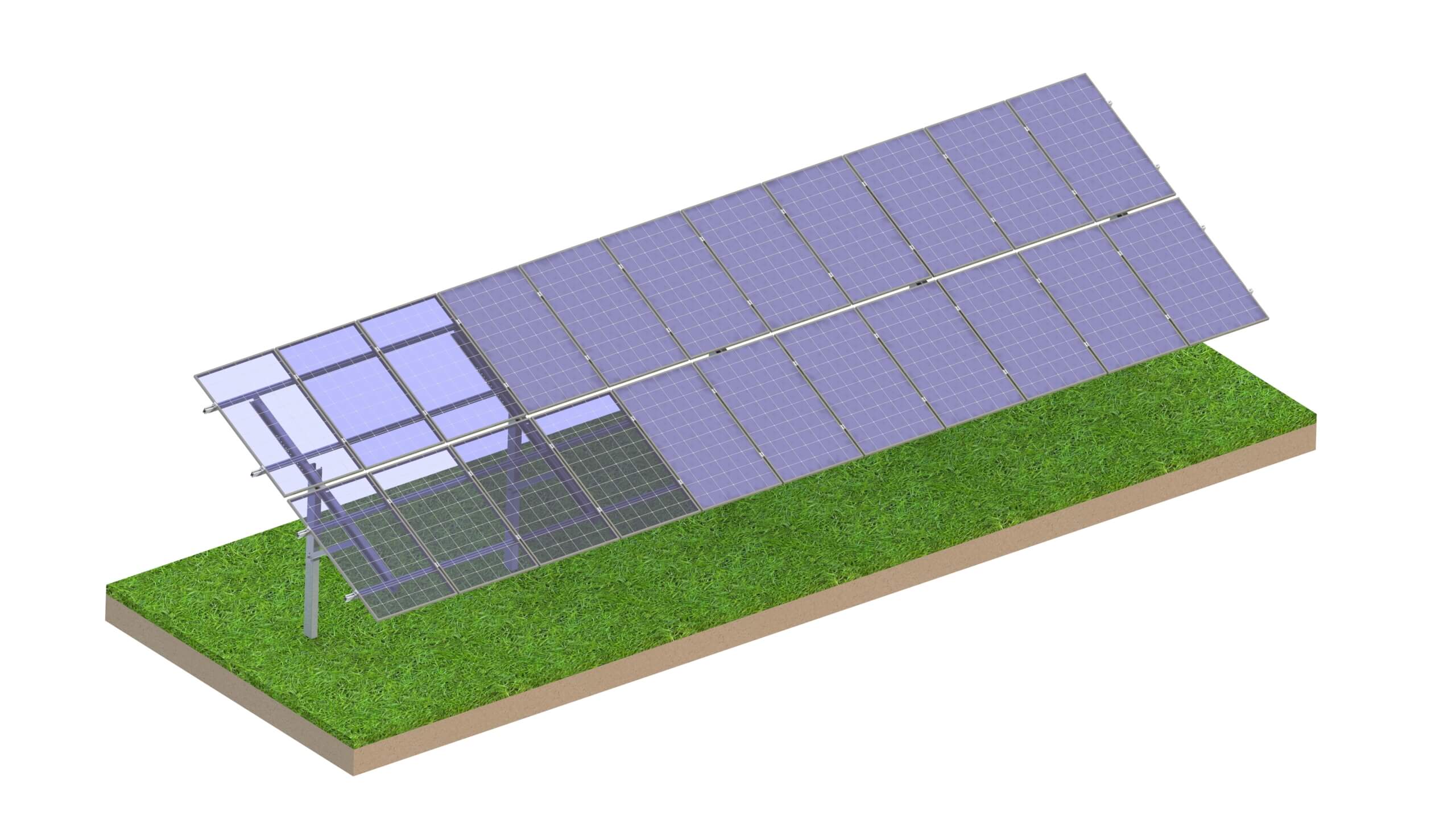 Alumero EasyMONO-Kit 2x20 Beton ALPIN