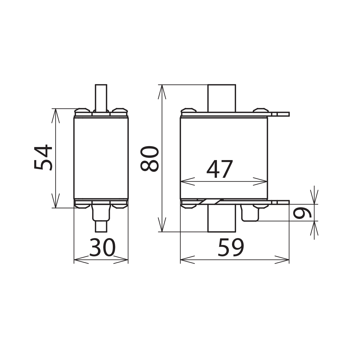 ÜS-Ableiter VA NH00 280
