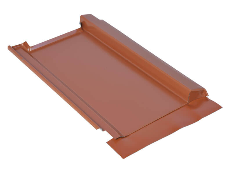 Marzari Metalldachplatte Typ Grande 290, rot