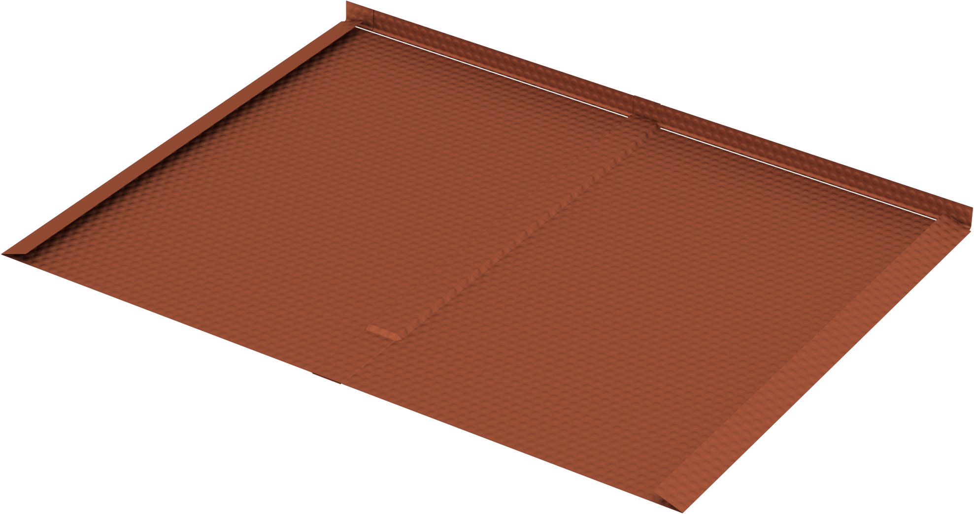 Alumero EasyFLEX Ziegelersatzplatte 2.1 ziegelrot