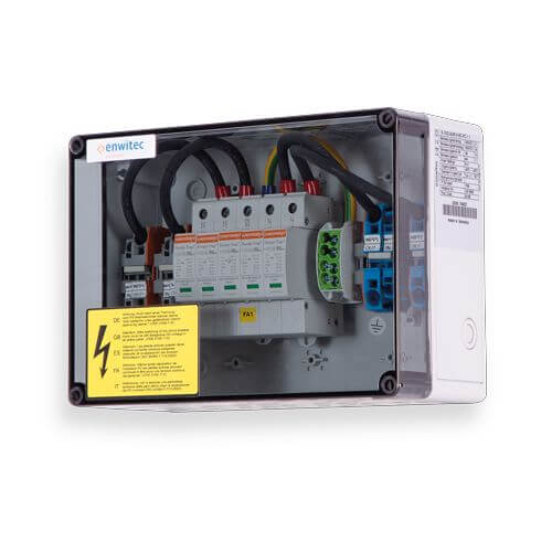 enwitec Überspannungsschutz DC Typ I+II 2 MPPT, Klemmen