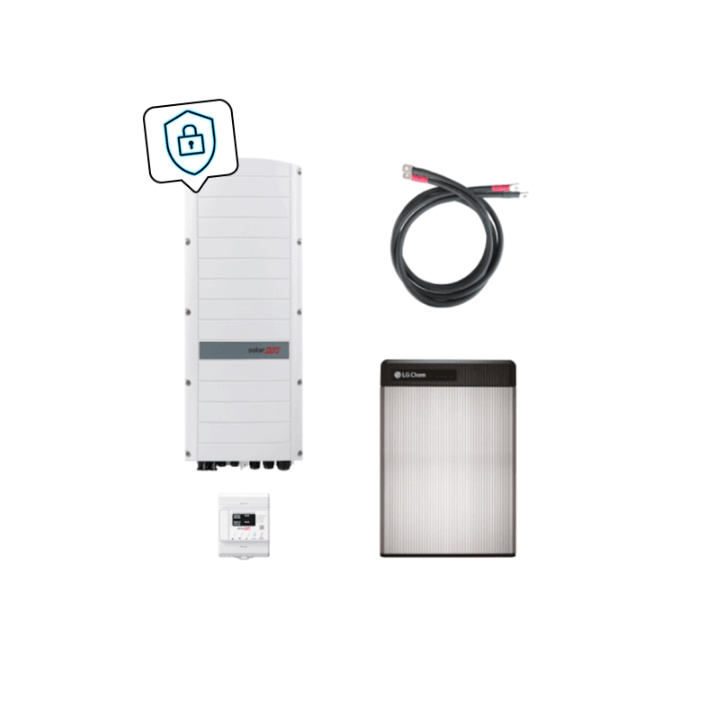 SolarEdge StorEdge RWS-Wechselrichter SE7K mit LG RESU 12 + S440