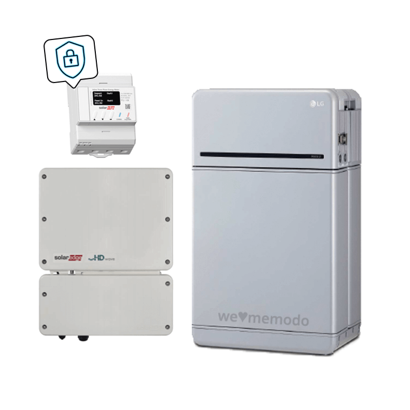 LG RESU 10H Prime & SolarEdge StorEdge Einphasen Wechselrichter SE3680H-RWS00BEO4