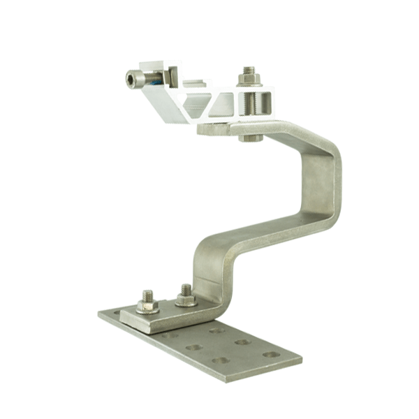 Alumero Dachhaken 40 x 10 mit Schnellmontageaufnahme