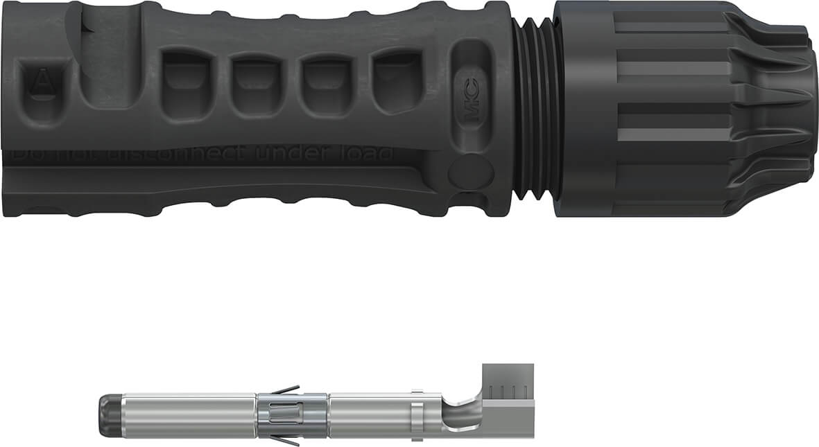 Stäubli MC4-Evo stor Stecker 4-6 mm², Da 4,7-6,4 mm