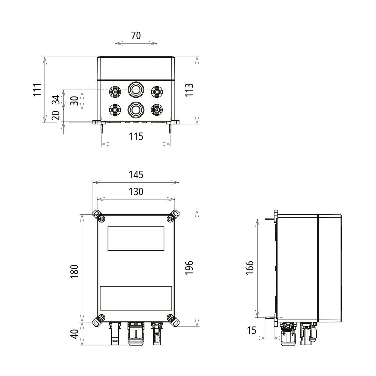 DEHNcube 2 YPV 1100 1M 1S MC4 FM