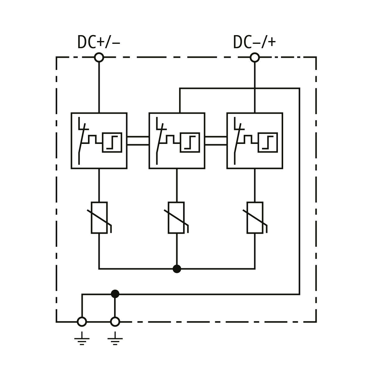 DEHNcube 2 YPV 1+2 1200 2M 1S MC4