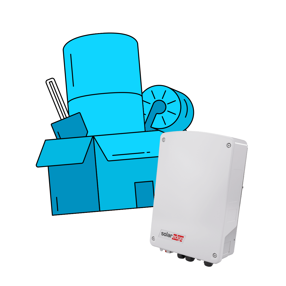 SolarEdge PV-Wärme-Set 3 kW mit 200-l-Pufferspeicher