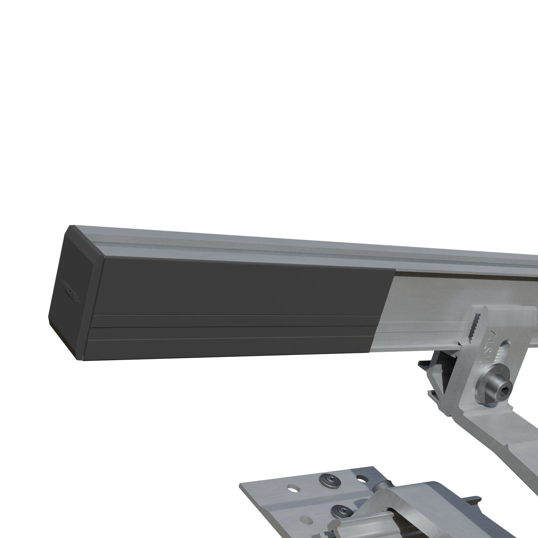 Alumero Abdeckleiste schwarz 37