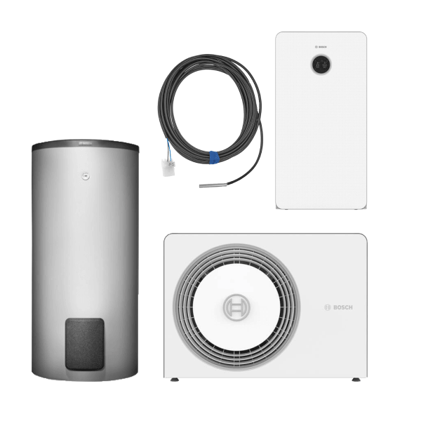 Bosch Monoblock 6800i AW 5kW Komplettsystem mit Warmwasserspeicher und integriertem Puffer