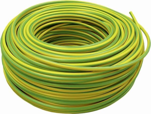 Aderleitung H07V-R 16 mm², grün-gelb, 100m Bund, mehrdrähtig
